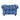 Chanah Armchair - Digital Print Moroccan Blue Velvet
