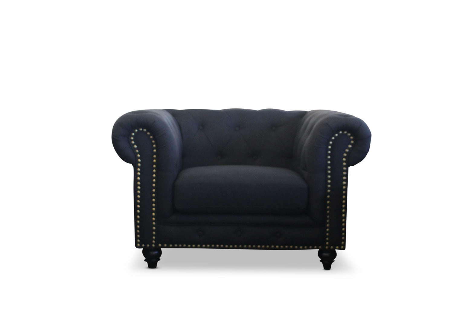 Chanah Armchair - Black Fabric