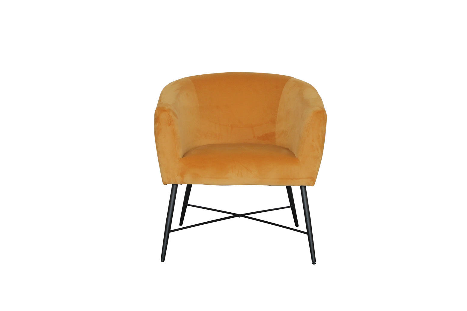 Creola Chair - Yellow Velvet