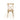 Stackable Cross Back Dining Chair - Natural Oak