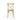 Stackable Cross Back Dining Chair - Natural Oak