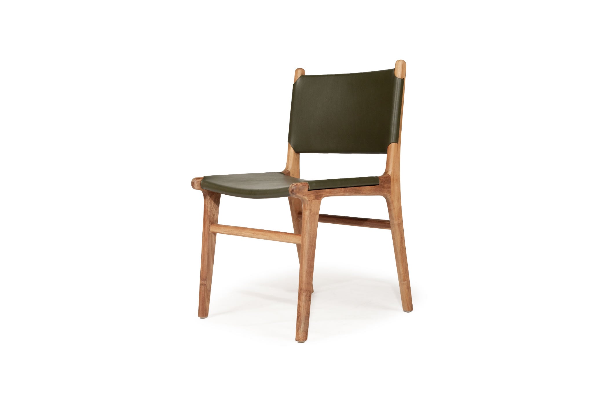 Pasadena Side Chair - Olive - Flat