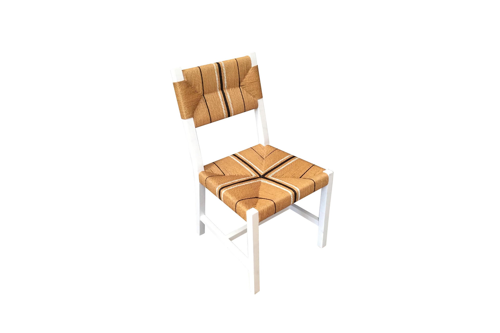Sabai Woven Side Chair - White