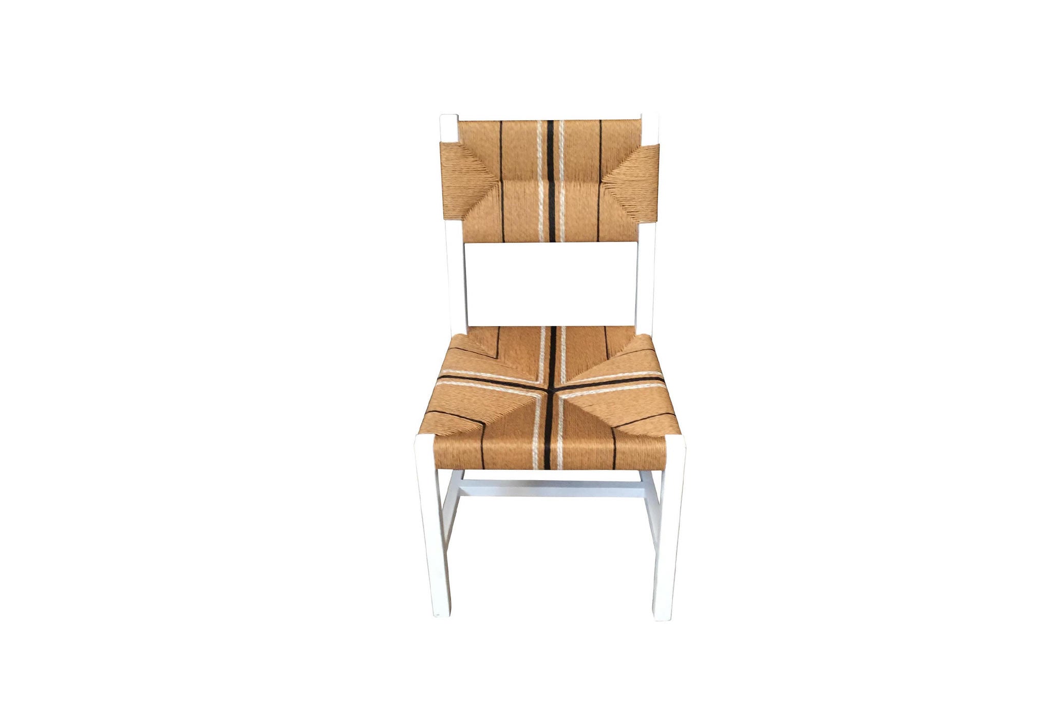 Sabai Woven Side Chair - White