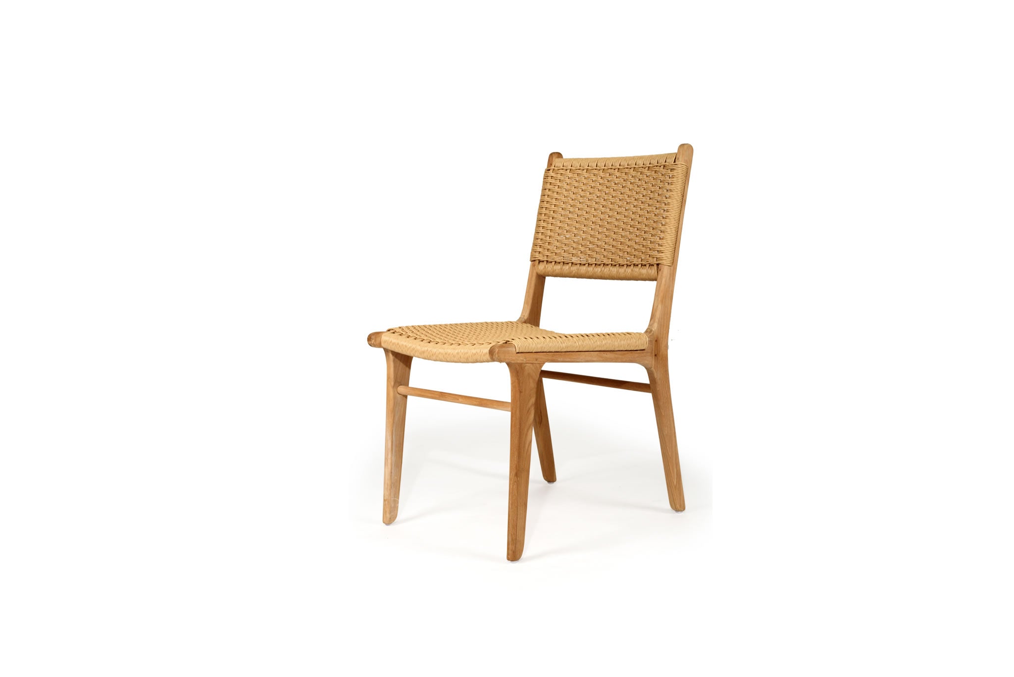 Zen Close Weave Dining Armchair - Sand