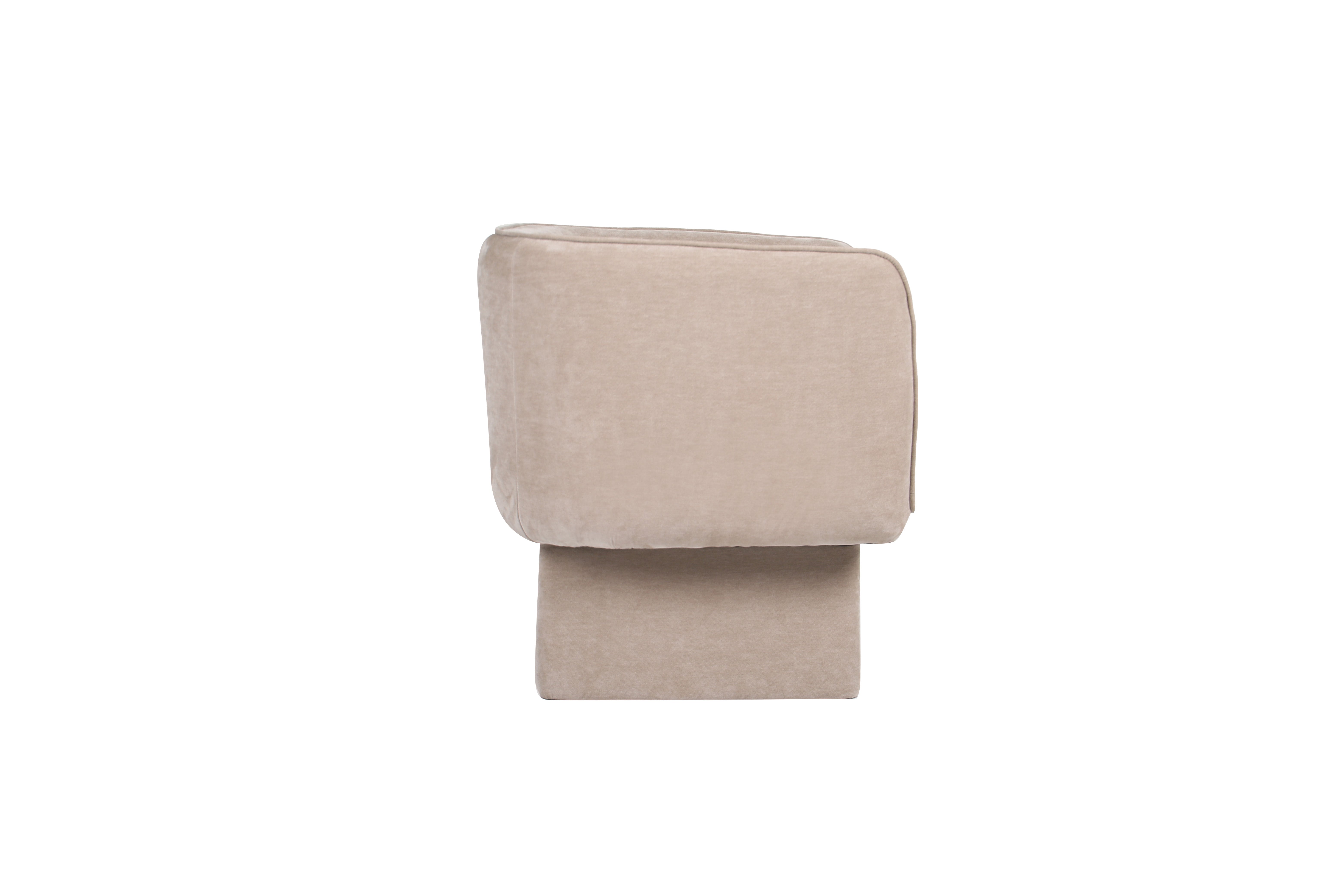 Chloe Swivel Occasional Chair - Latte