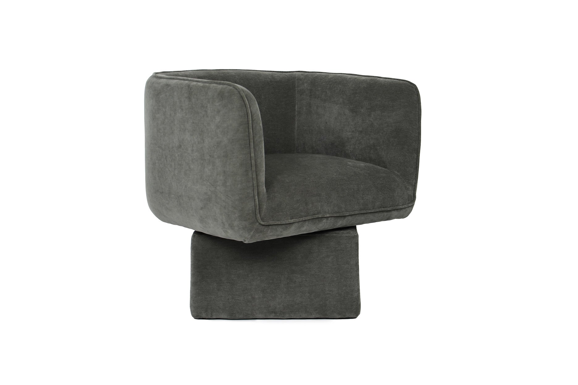 Chloe Swivel Occasional Chair - Olive
