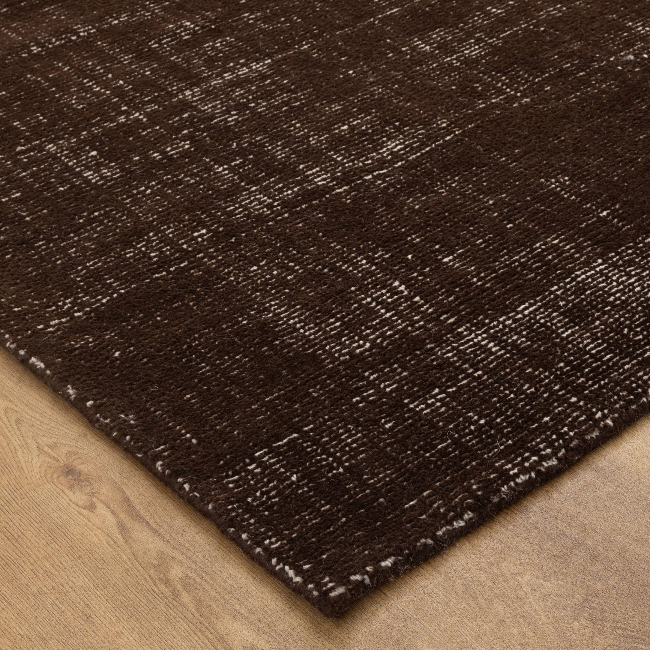 Harrith Chocolate Brown Indoor Outdoor Rug