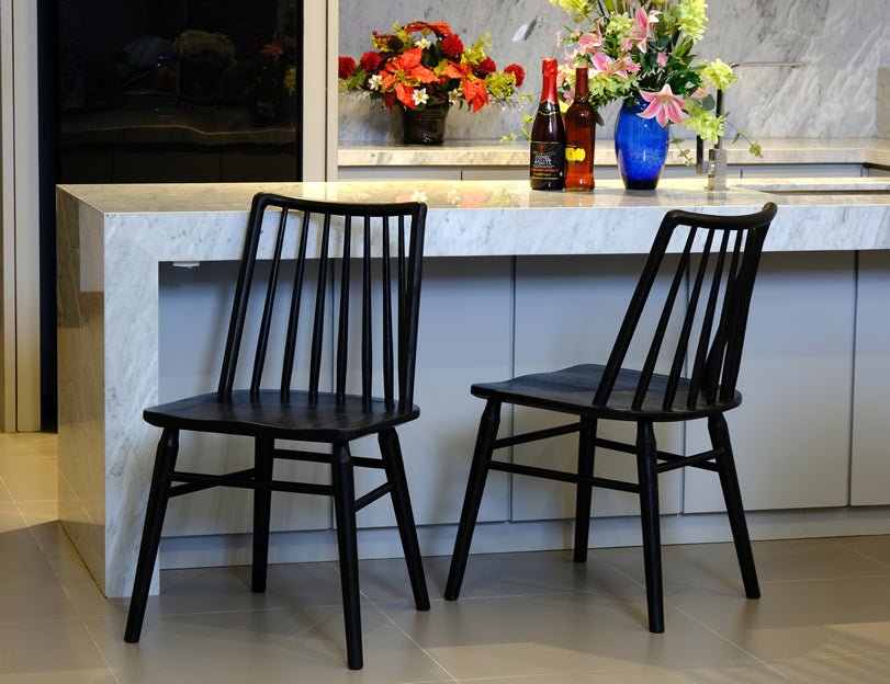 Rivera Dining Chair - Black (Set of 2)