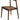 Elliot Leather Dining Chair - Walnut