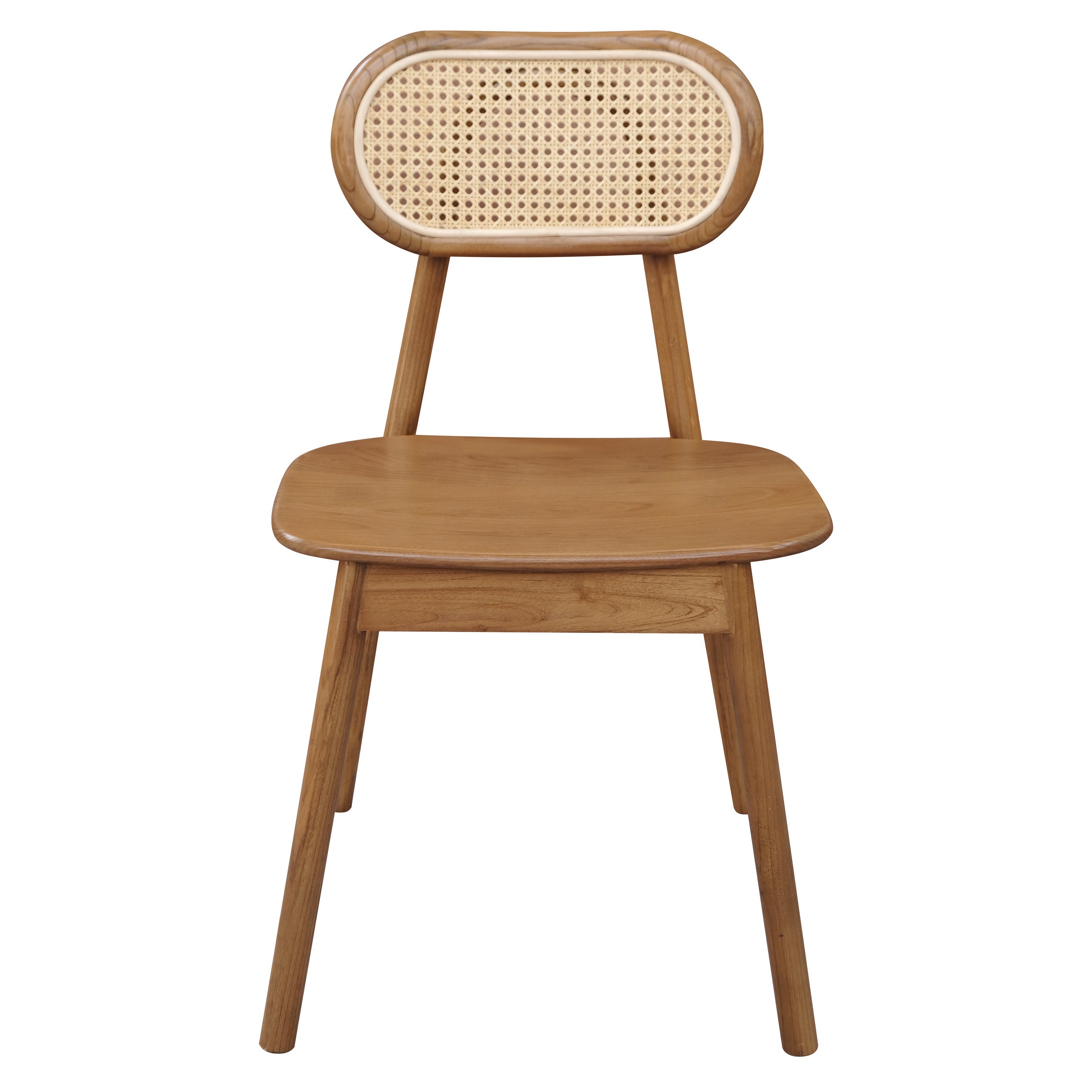 Kelly Rattan Dining Chair - Almond