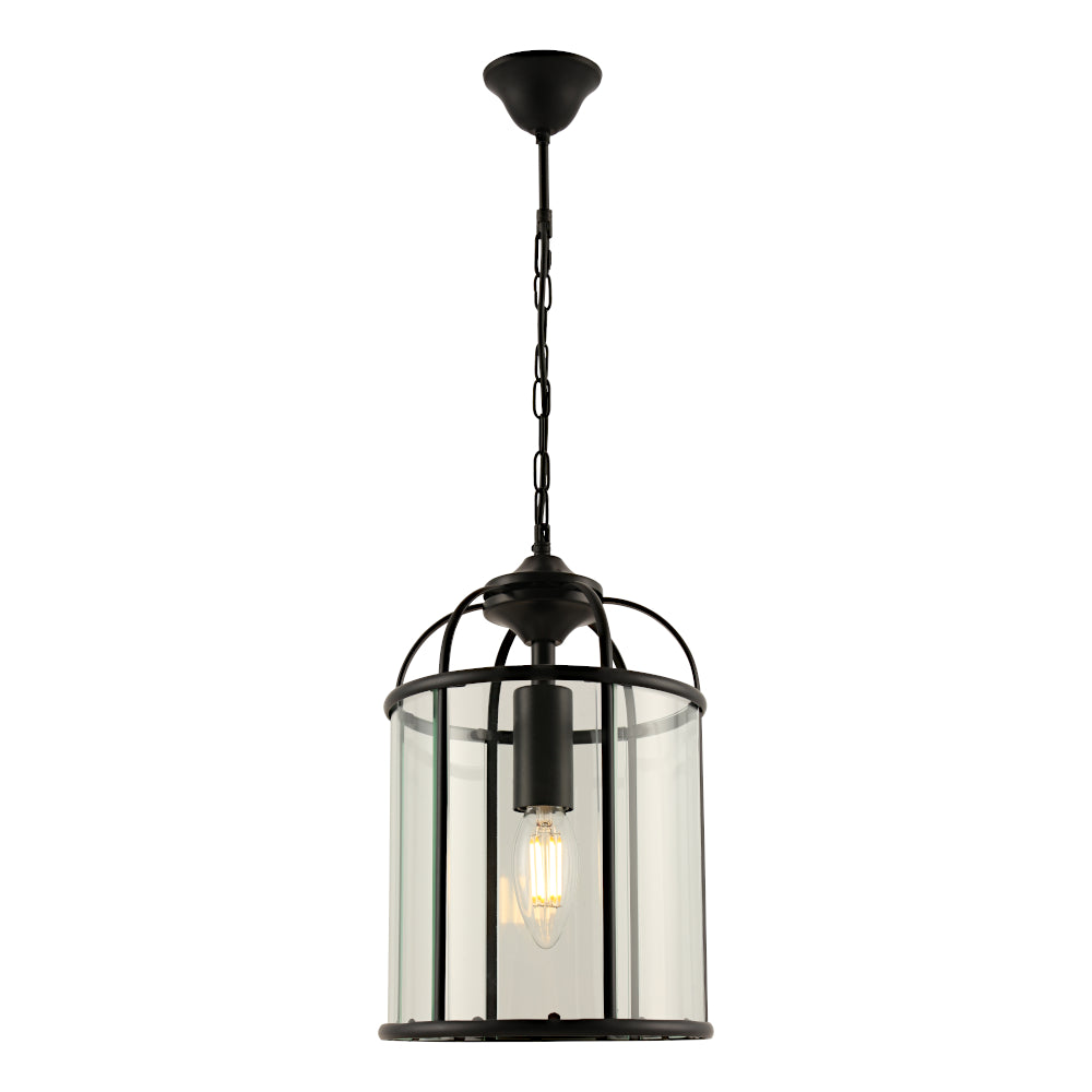 Caitlin Single Light Pendant - Black