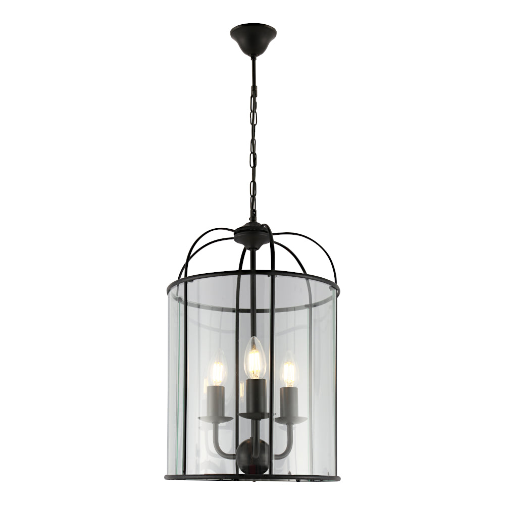 Caitlin 3 Light Pendant - Black