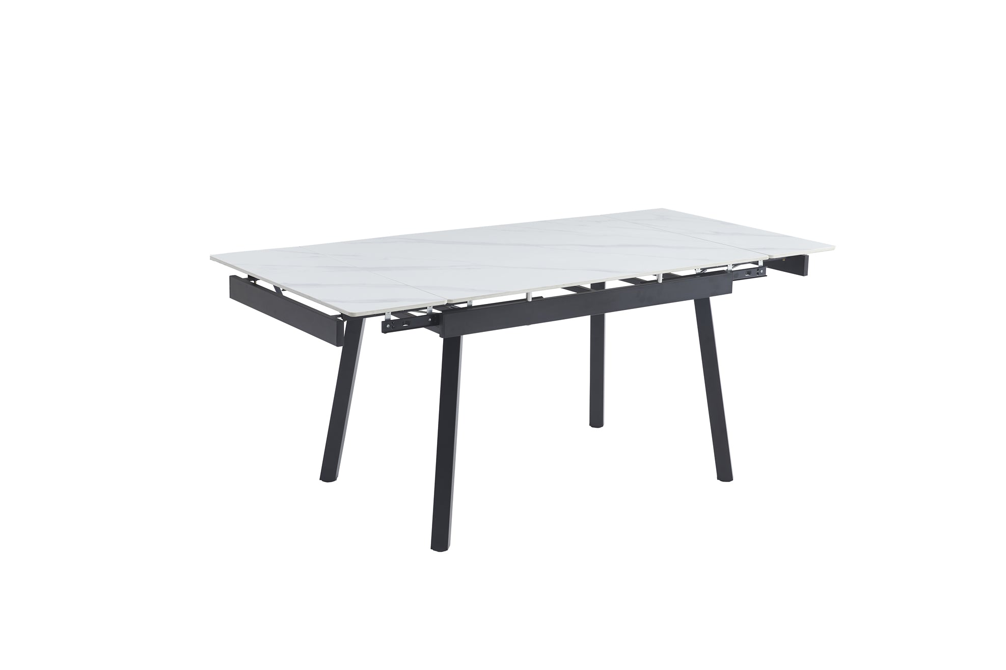 Cree Extension Dining Table - Snow White Ceramic