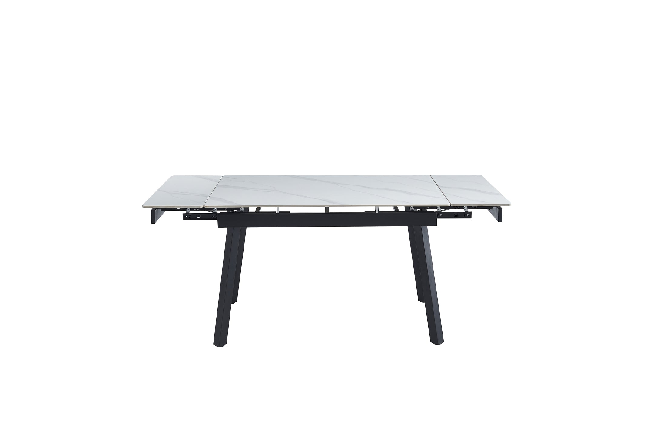 Cree Extension Dining Table - Snow White Ceramic