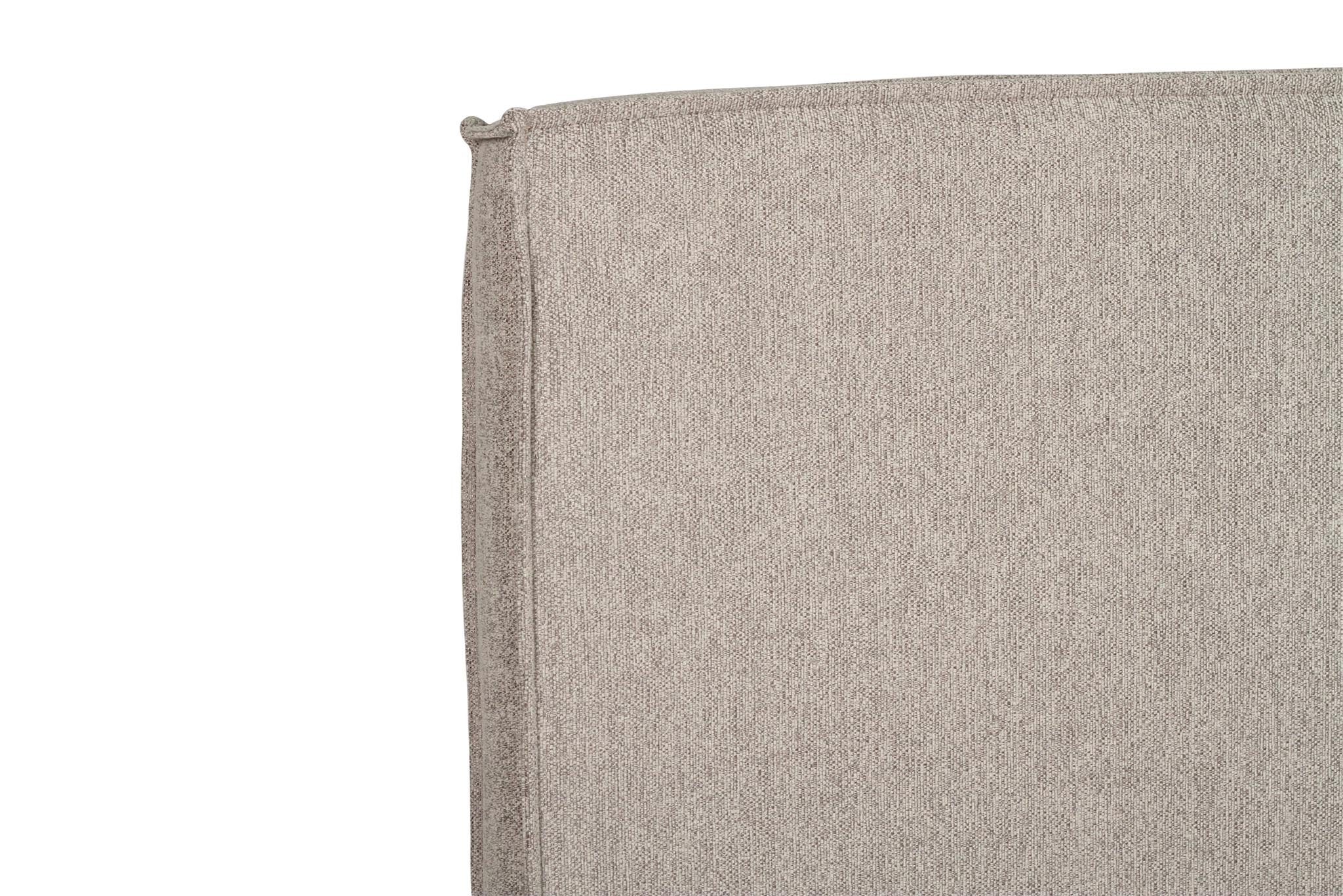 Harvey Upholstered Queen Bedhead - Light Grey