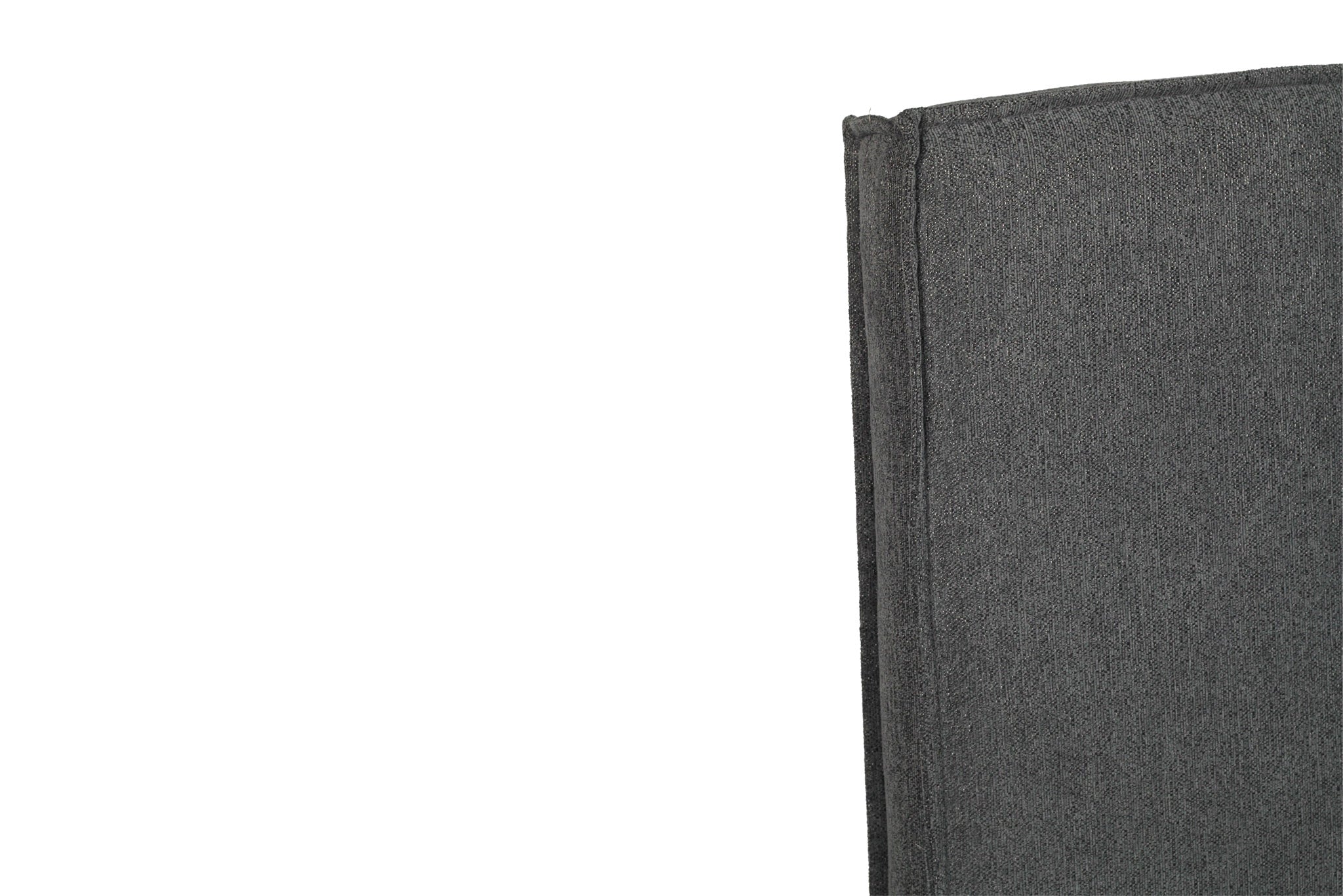 Harvey Upholstered King Single Bedhead - Charcoal