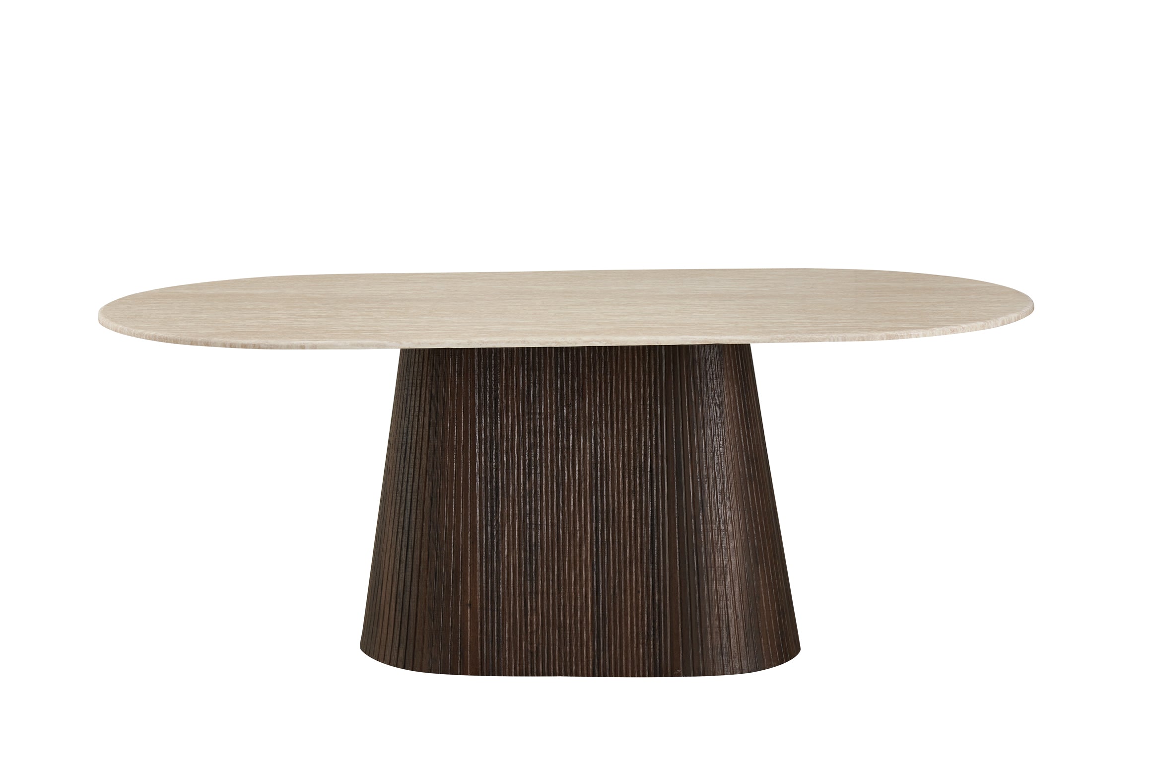 Crete Large Dining Table Travertine