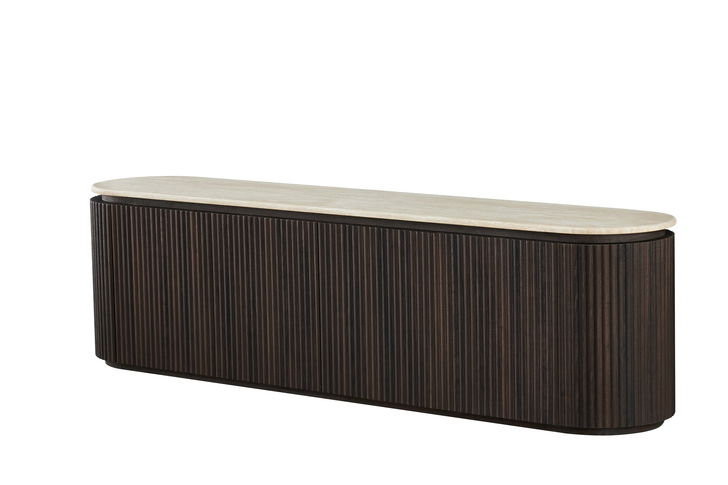 Crete TV Unit Travertine