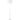 Floor ES White Slanted/Pleated Shade OD 360mm W/Chrome & White Adjustable ROD & Round Base