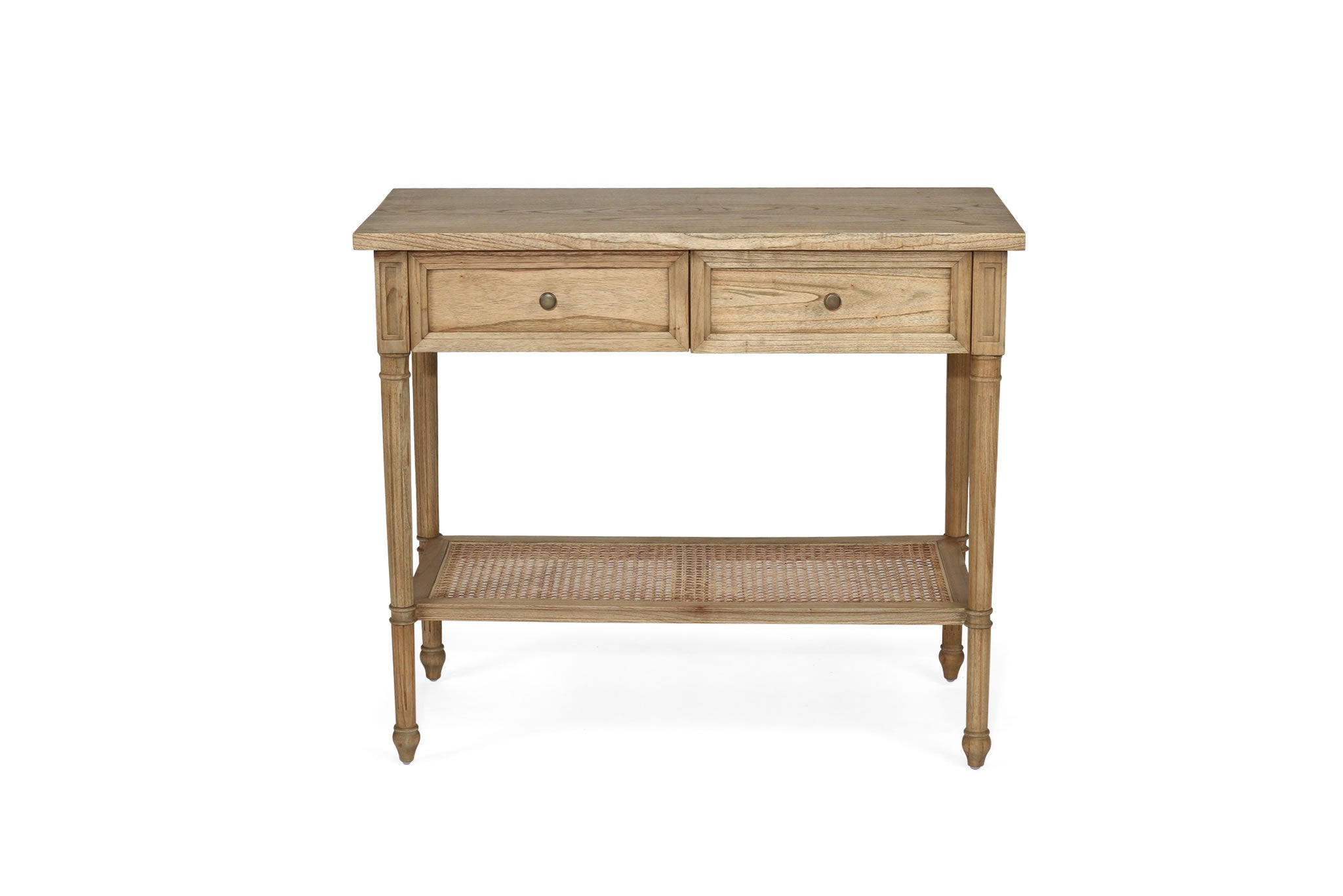 Hamilton Console Table 100cm - Weathered Oak