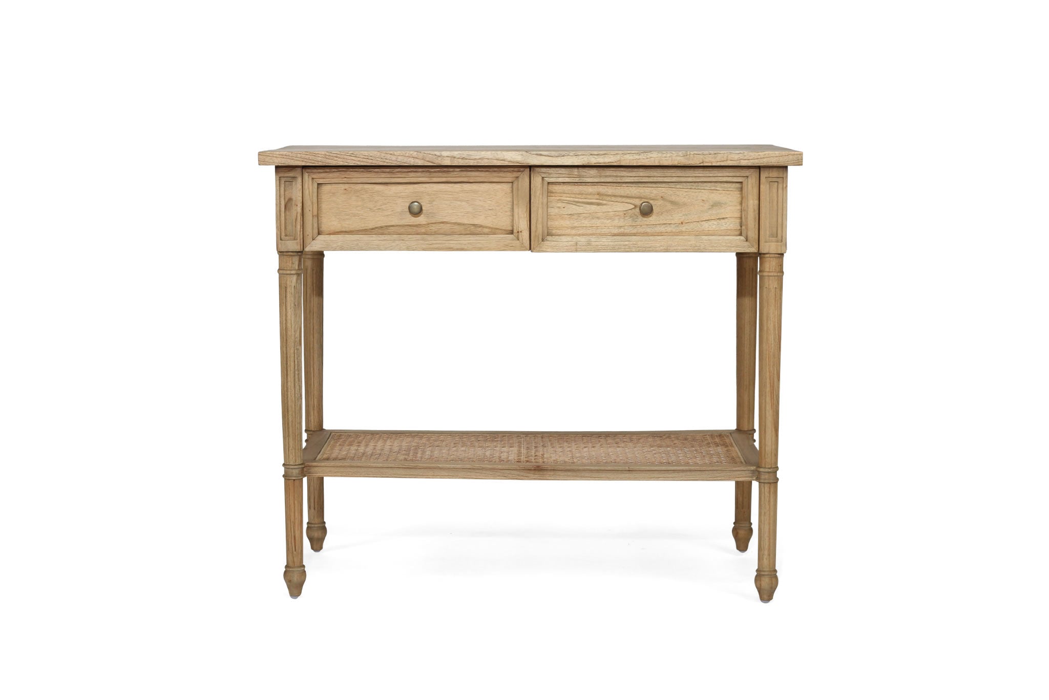 Hamilton Console Table 100cm - Weathered Oak