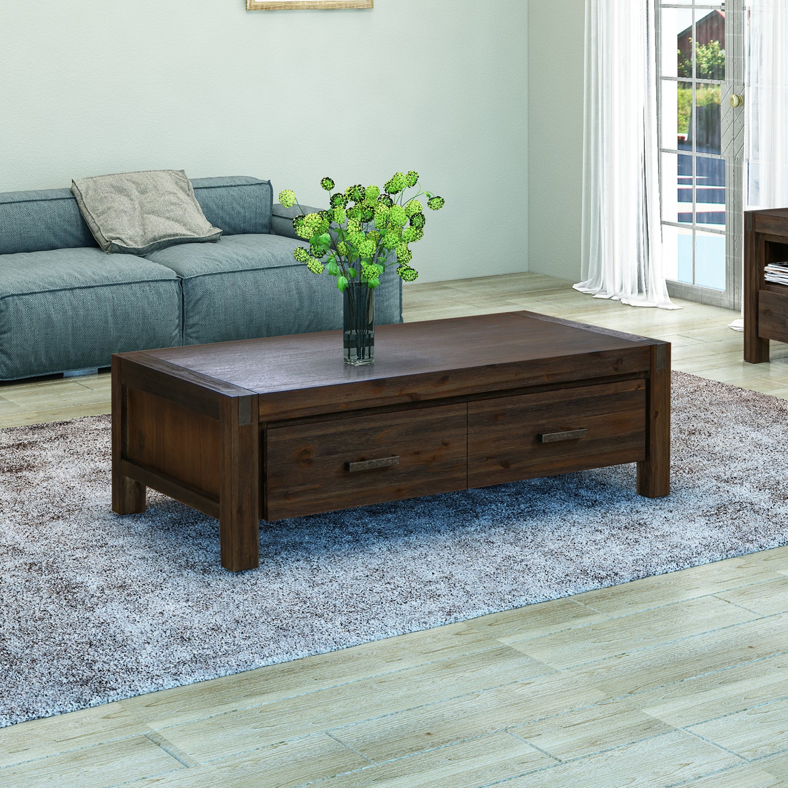 Noor Coffee Table - Chocolate