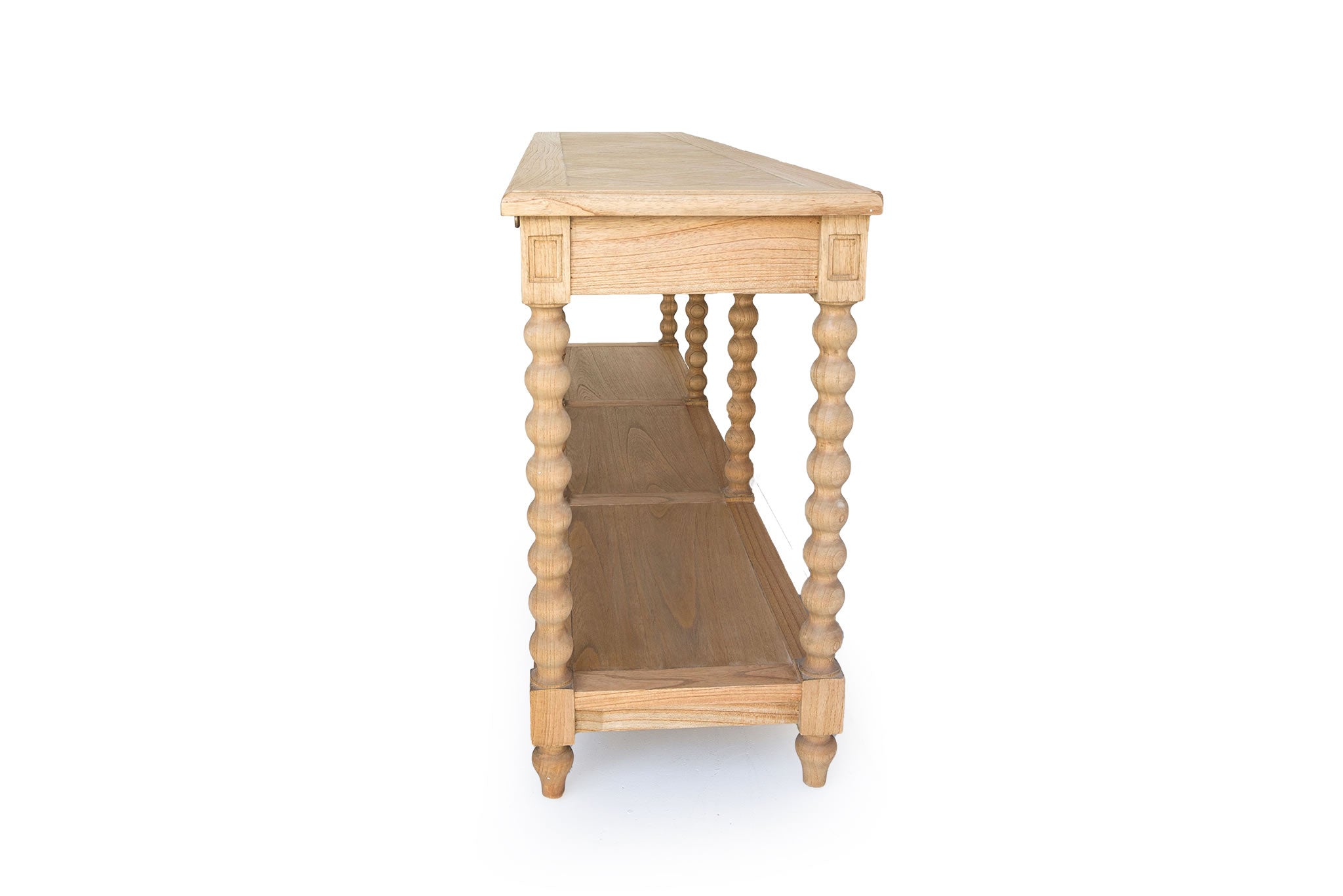 Stradbroke Bobbin Console Table - 3 drawer - Plain Top