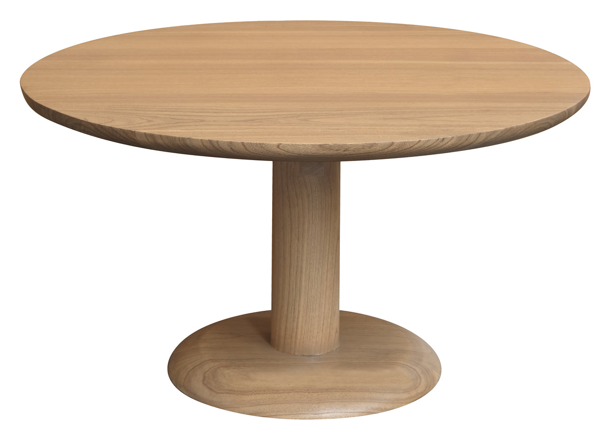Oslo Round Solid Mindi Coffee Table - Natural