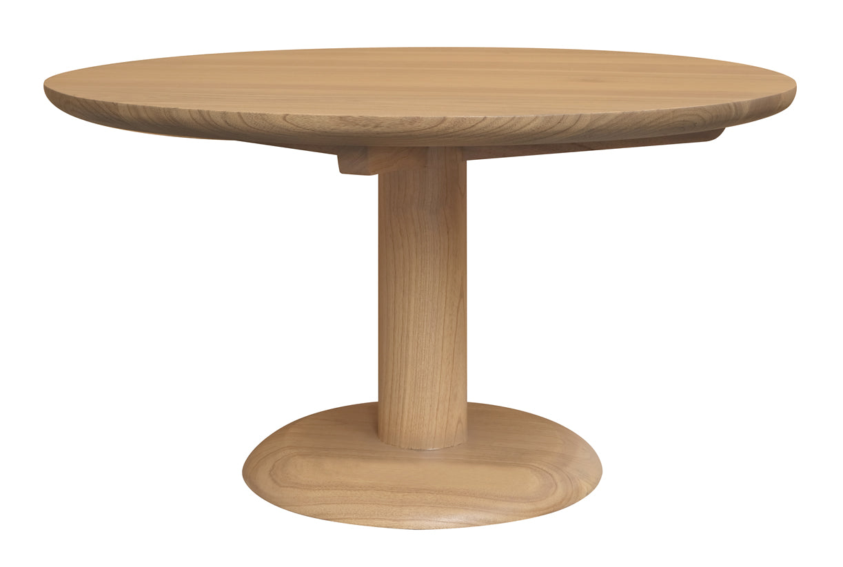 Oslo Round Solid Mindi Coffee Table - Natural