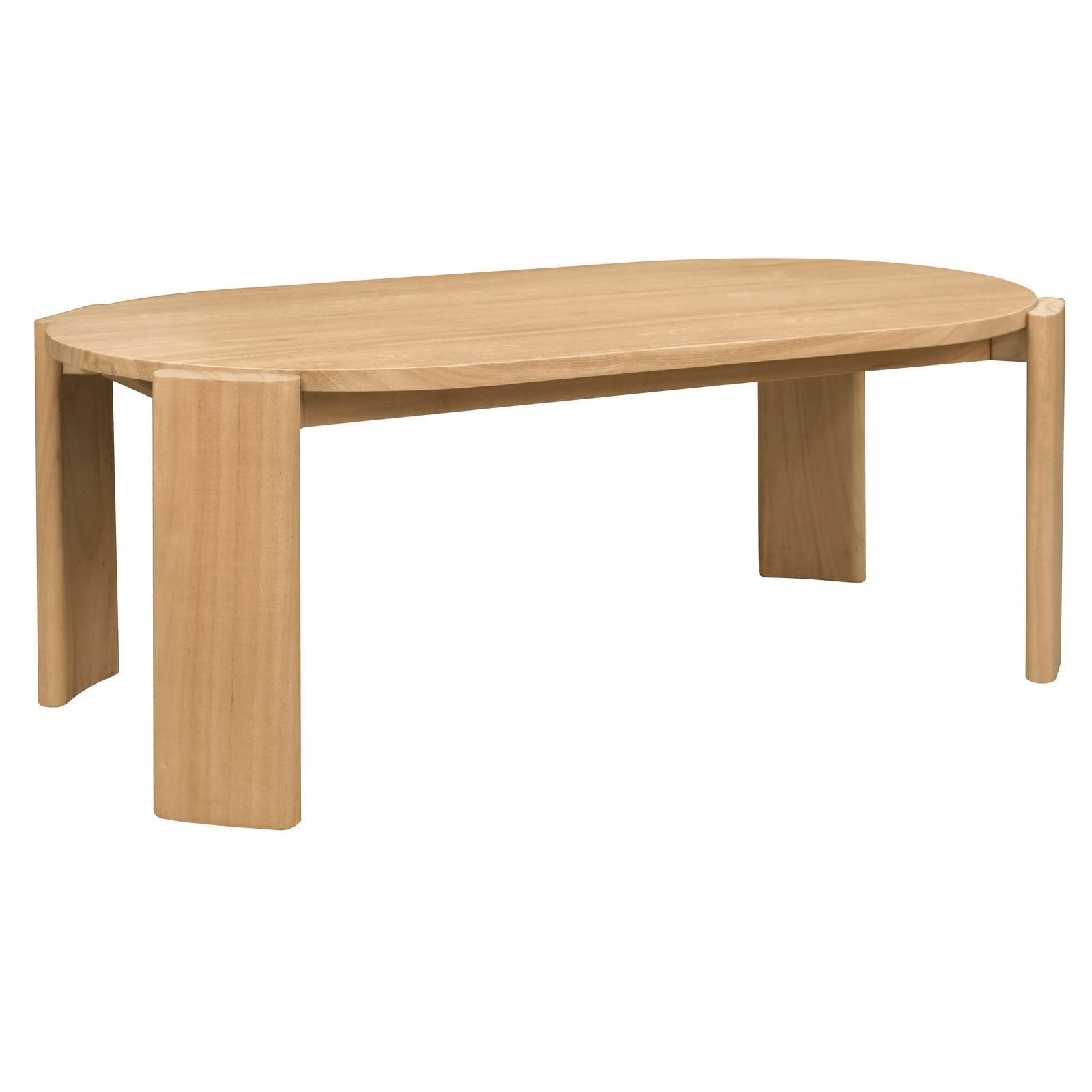 Newport Oval Cofee Table - Natural