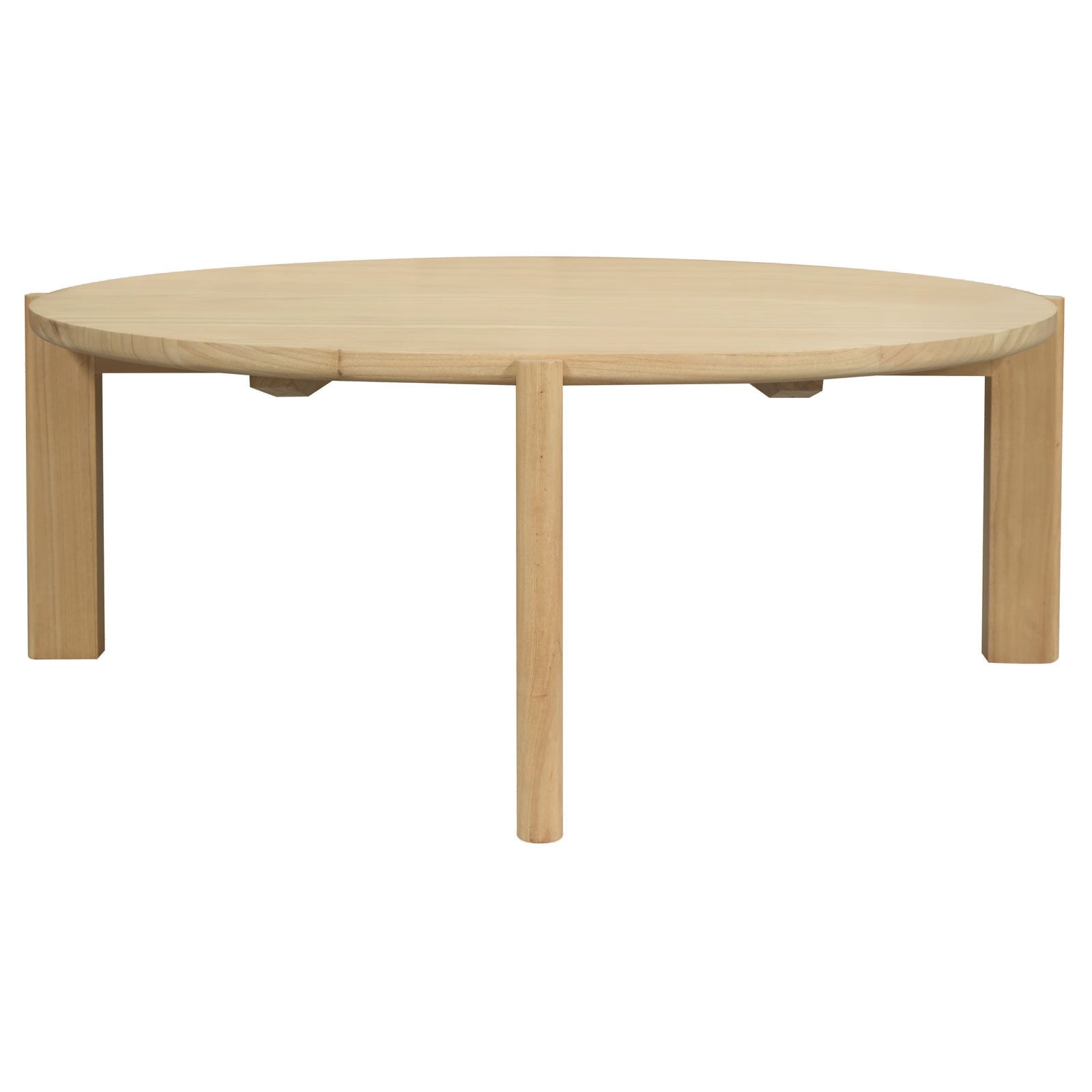 Adelle Round Coffee Table - Almond
