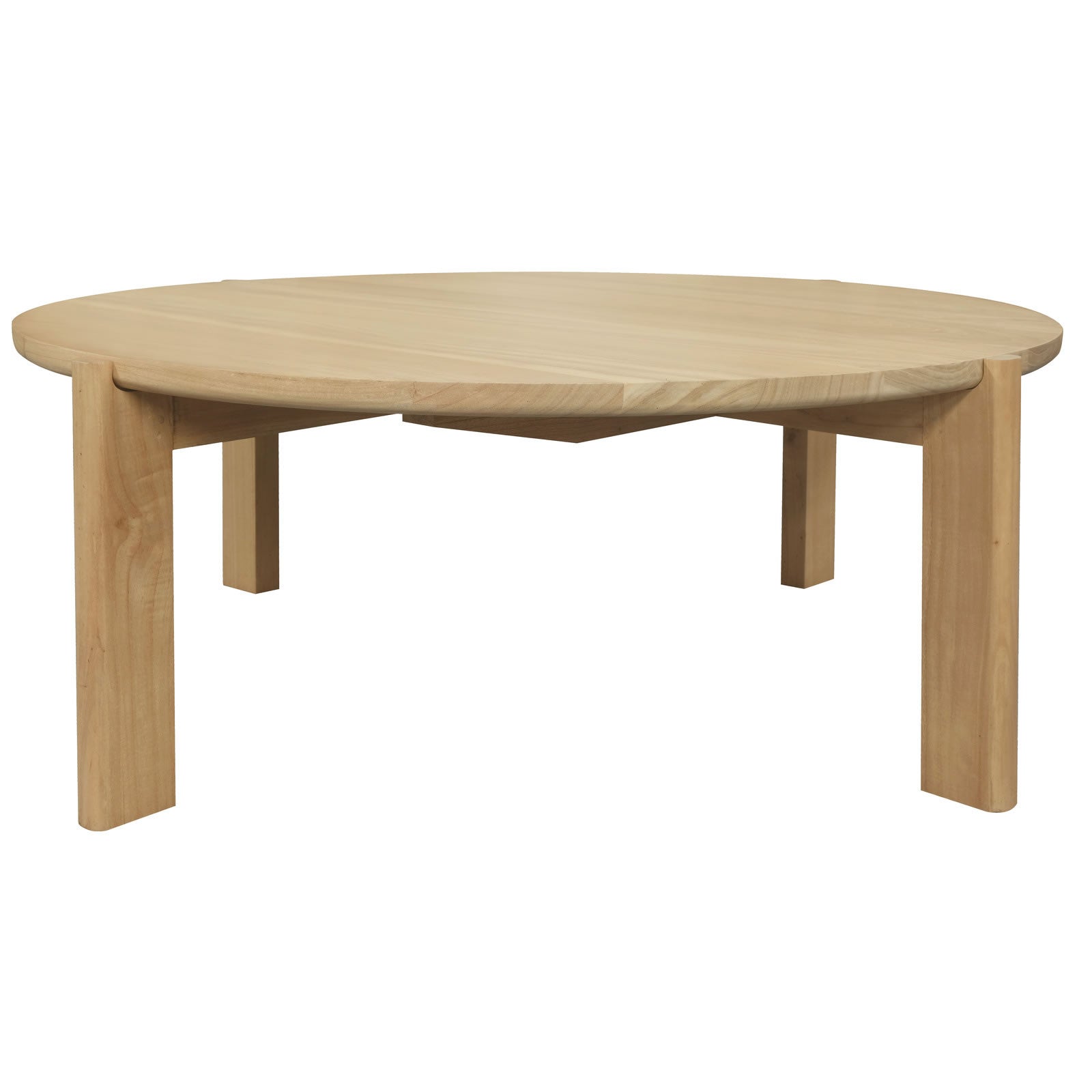 Adelle Round Coffee Table - Almond