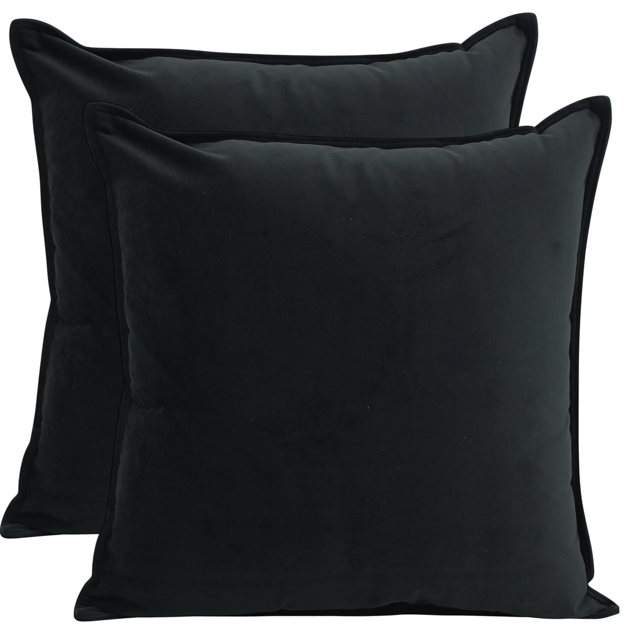 Velvet Cushion 55x55cm - Noir