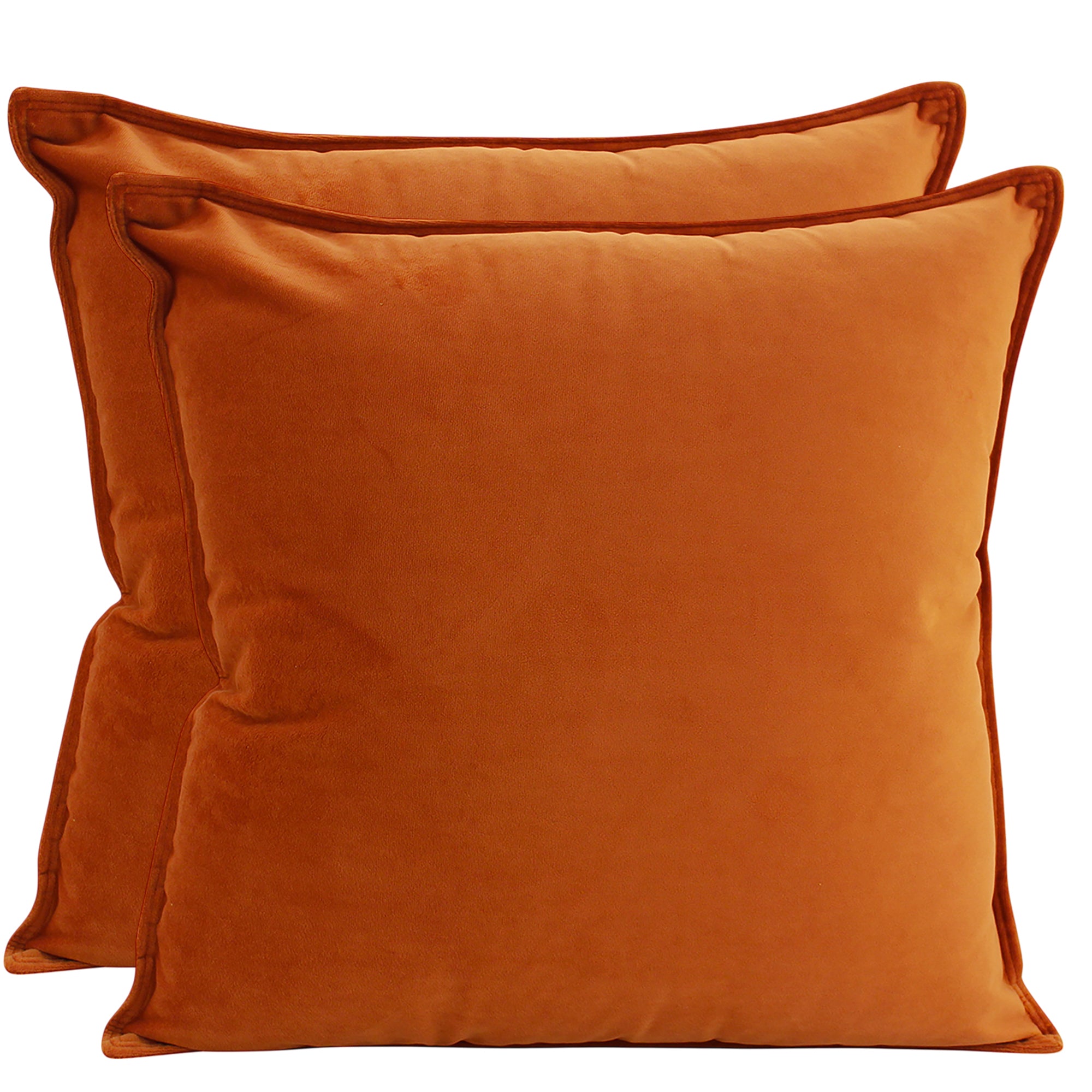 Velvet Cushion 55x55cm - Saffron