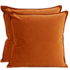 Velvet Cushion 55x55cm - Saffron