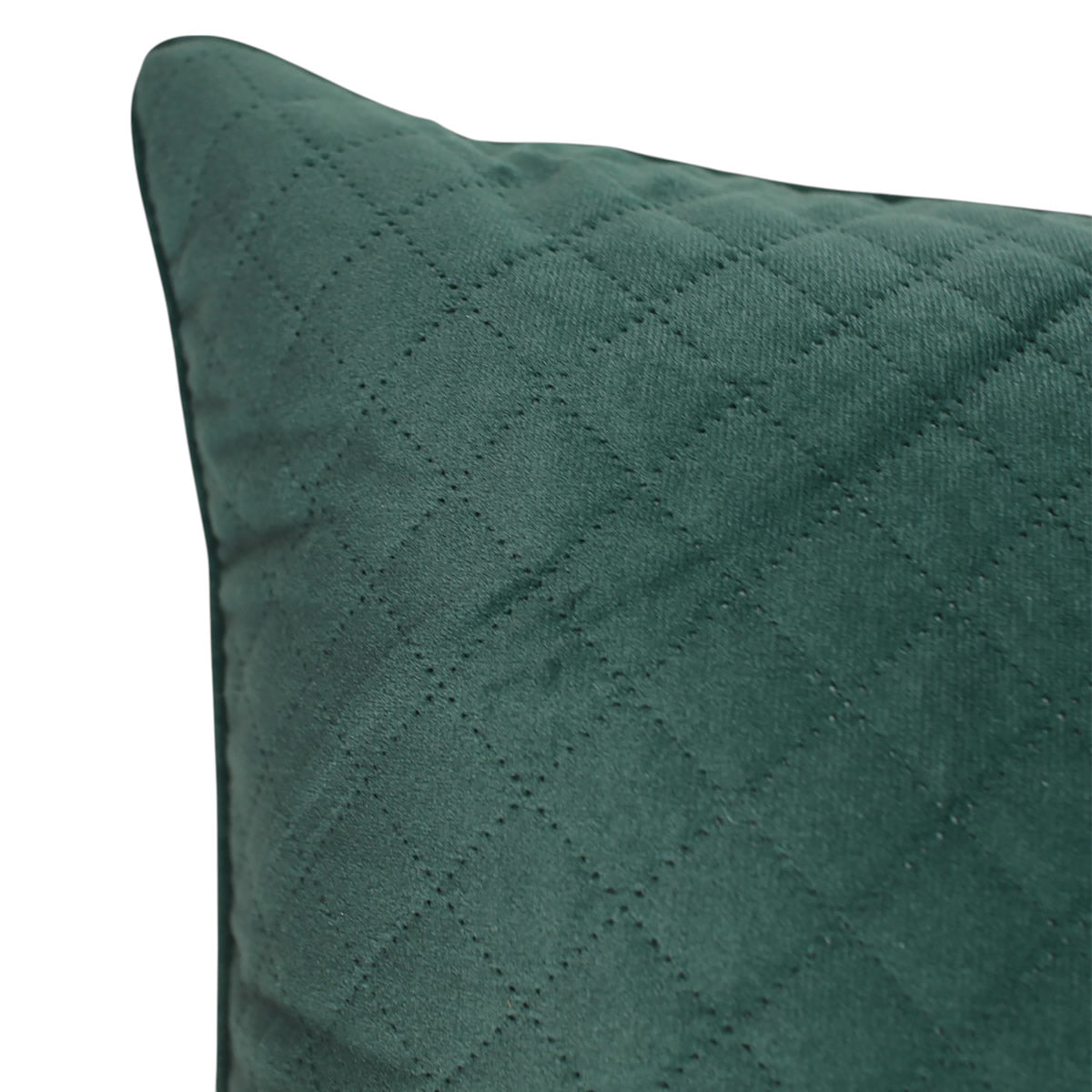 Diamond Velvet Cushion 50x50cm - Emerald