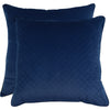 Diamond Velvet Cushion 50x50cm - Navy