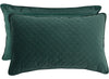 Diamond Velvet Cushion 30x50cm - Emerald