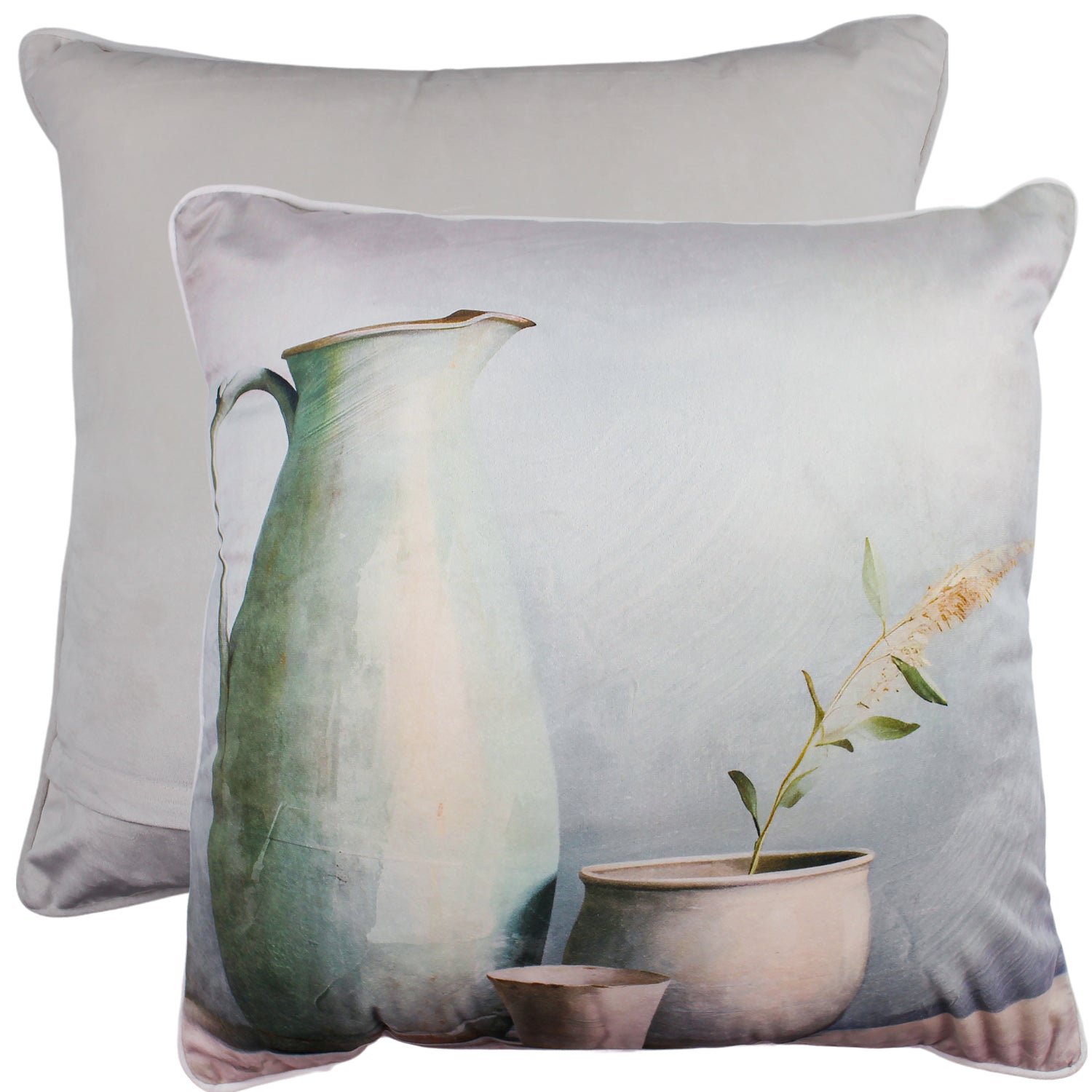 Jug-a-Love Velvet Cushion 50x50cm
