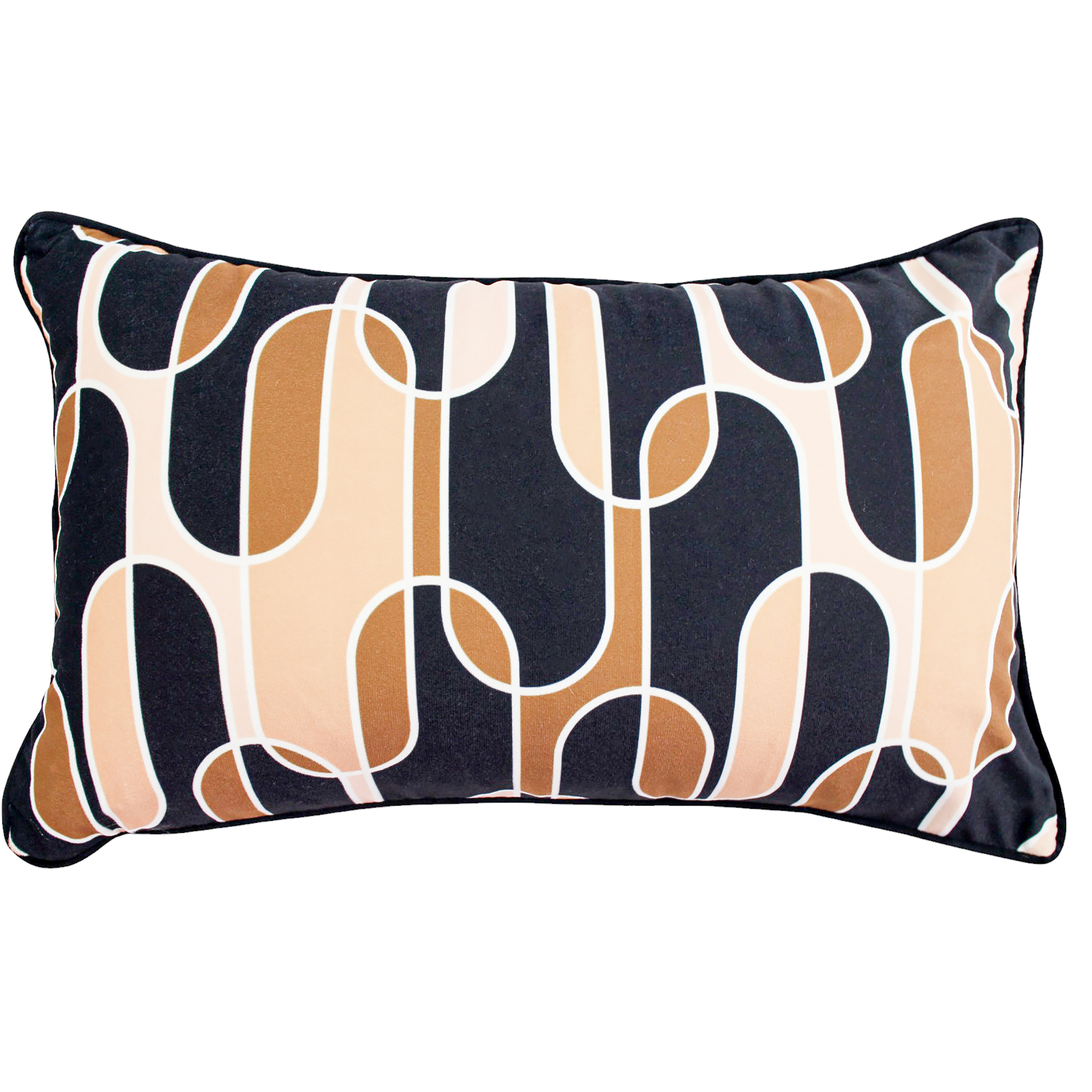 Groovy Bean Velvet Cushion 30x50cm