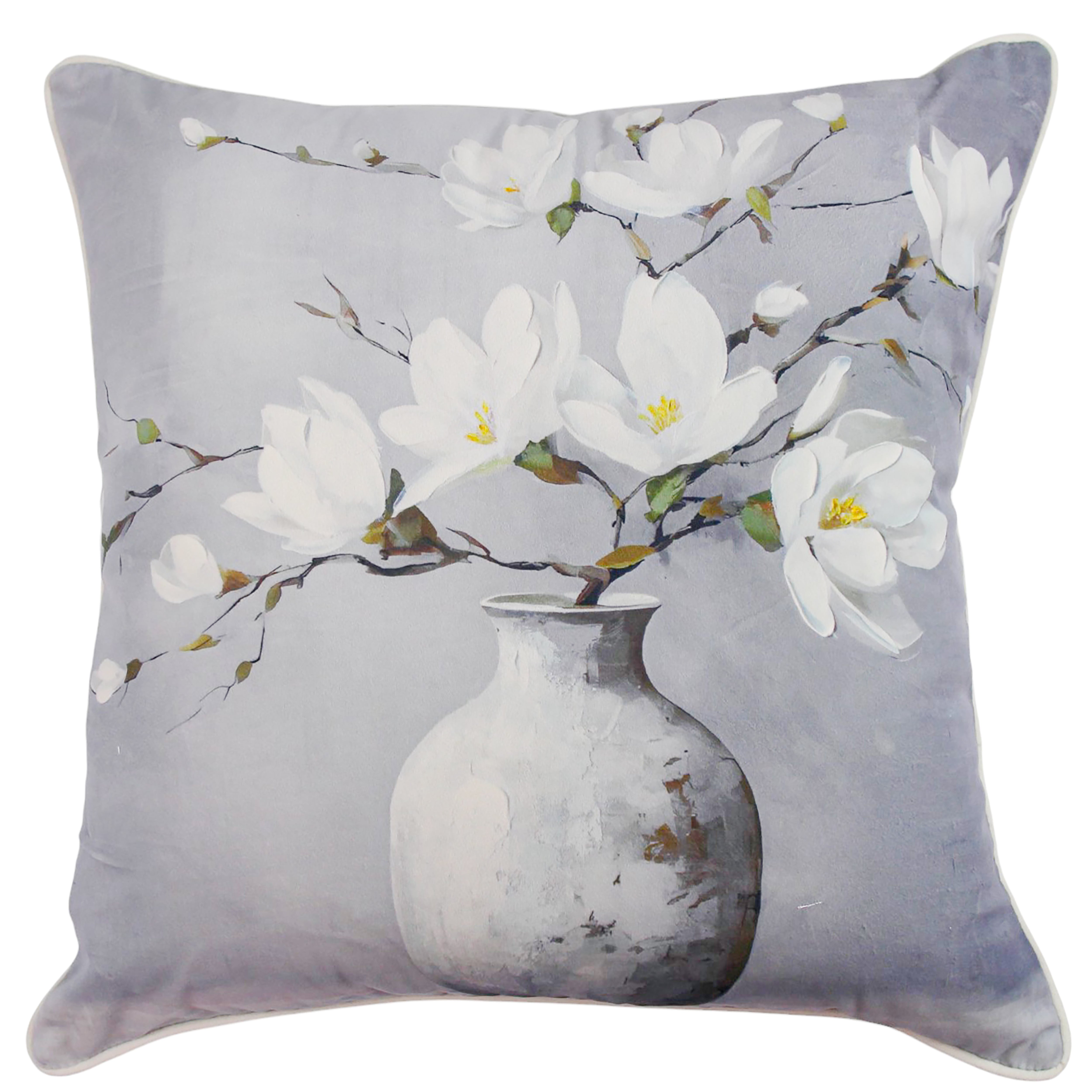 Bloom Boom Pow Velvet Cushion 50x50cm