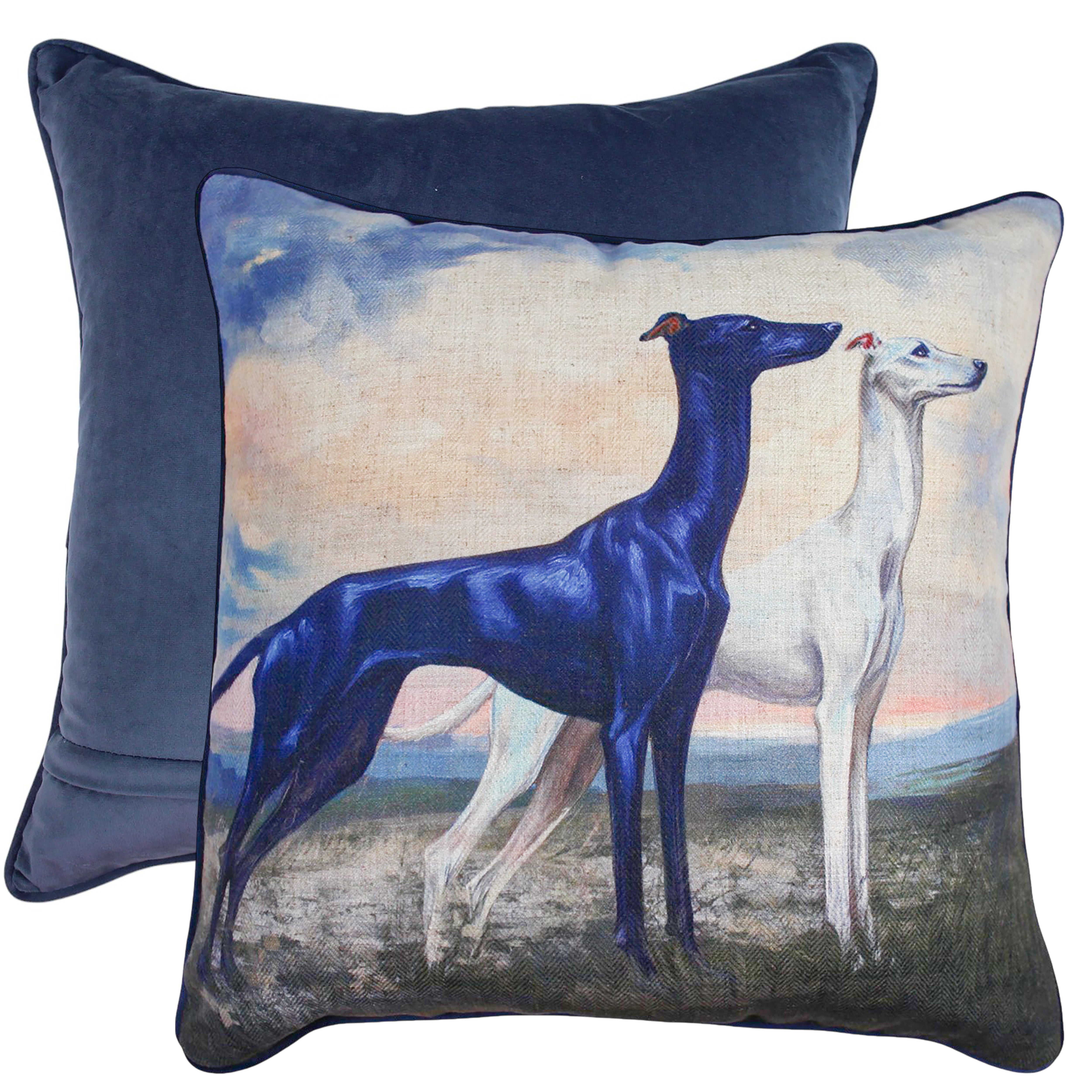 Fetch-ional Drama Velvet Cushion 50x50cm