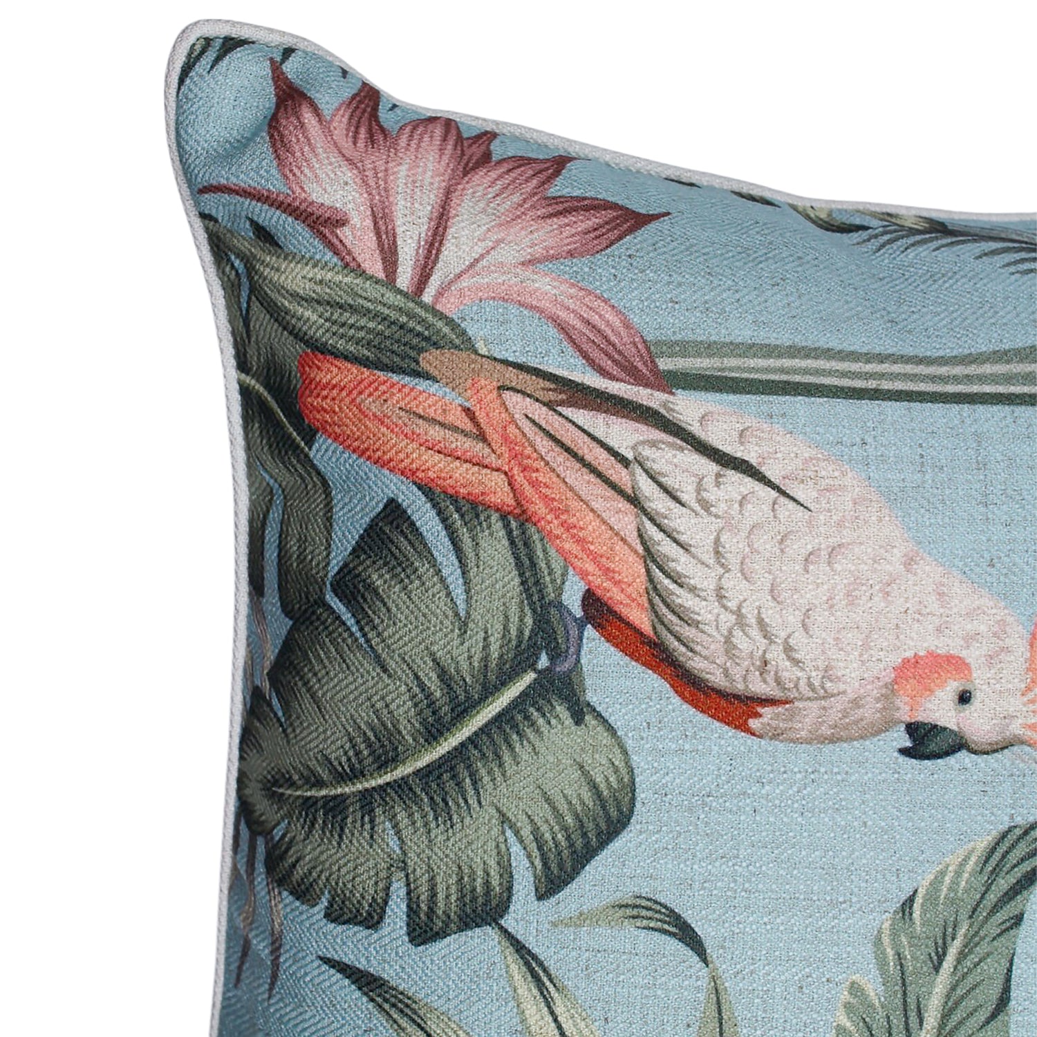Soft Squawk Linen Cushion 50x50cm
