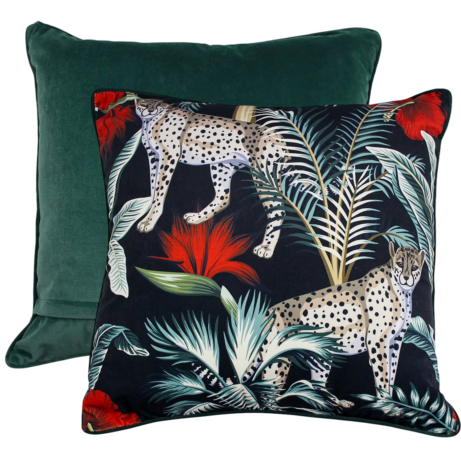 Petal Pounce Velvet Cushion 50x50cm