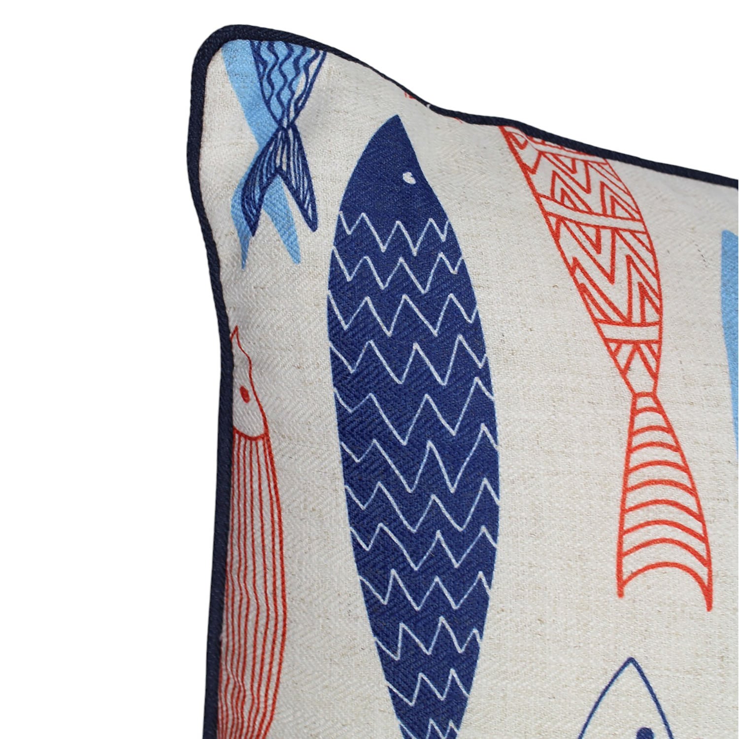 Scale Tale Linen Cushion 50x50cm