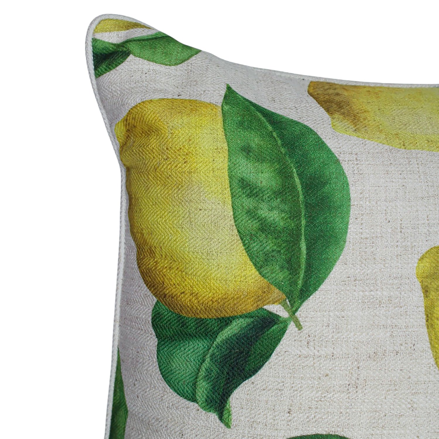 Lemon Squeeze Linen Cushion 50x50cm