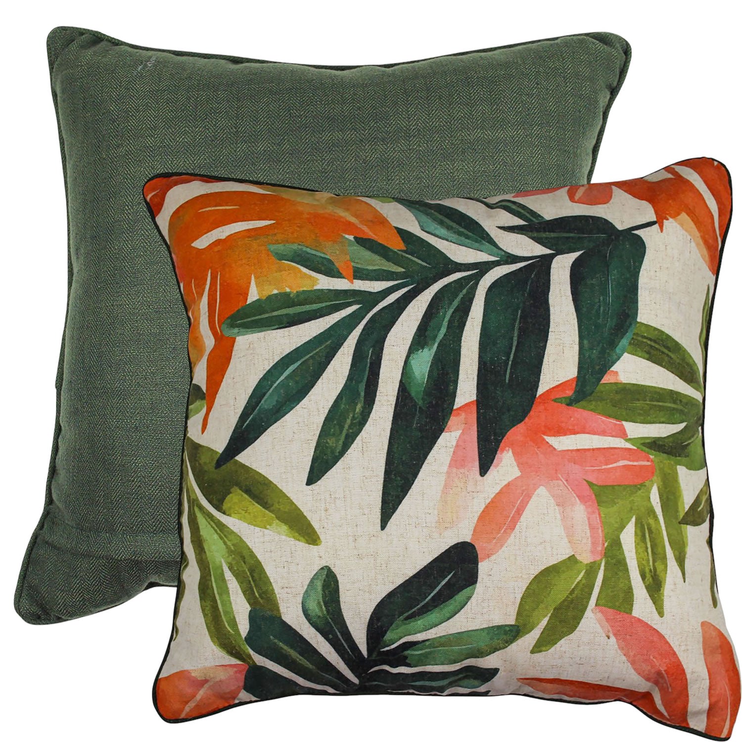 Palm Pop Linen Cushion 50x50cm