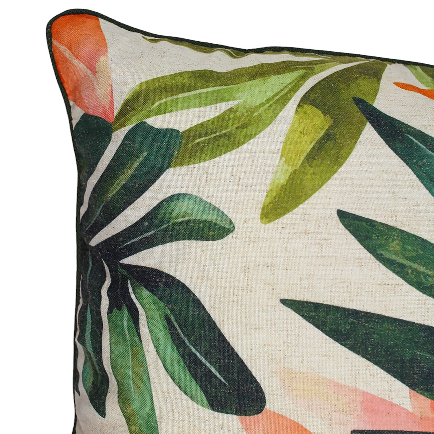 Palm Pop Linen Cushion 50x50cm