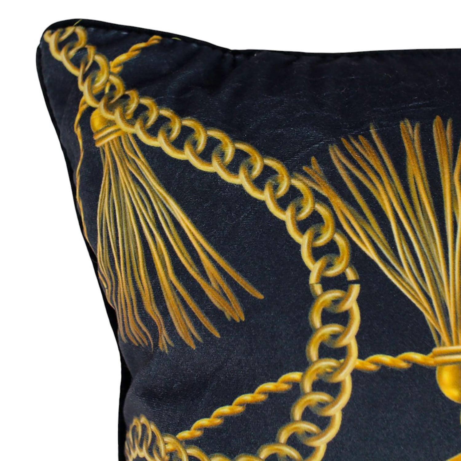 Tassel Dazzle Velvet Cushion 50x50cm